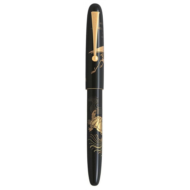 Stylo à Bille Rétractable Motif Tortue Et Drapeau Portugal - Encre Bleue Fluide, Design Pratique Avec Clip