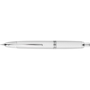 Capless Rhodié Graphite Blanc