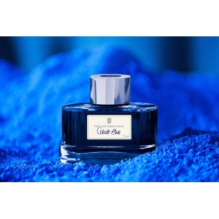 Flacon d'encre bleu cobalt