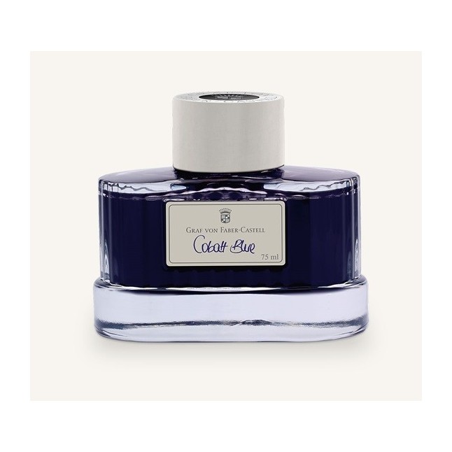 Flacon d'encre bleu cobalt