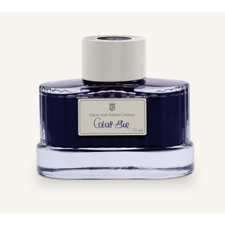 Flacon d'encre bleu cobalt
