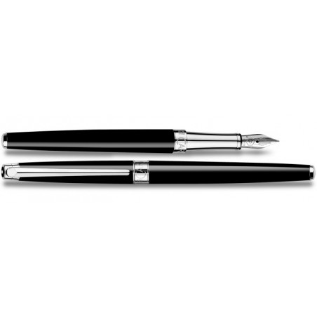 Stylo Plume Léman Slim Noir Ebène