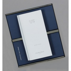 Carnet Thibierge Noir 12.19 Habillage Bleu