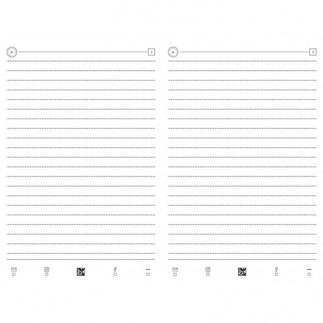 Recharge Carnet Thibierge Pages Lignées 7mm