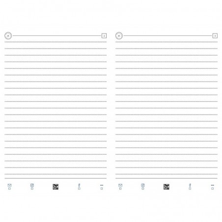 Recharge Carnet Thibierge Pages Lignées 7mm