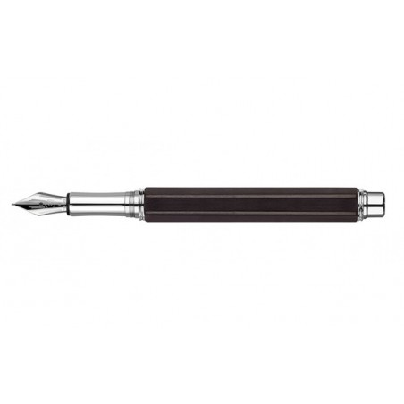 Stylo plume VARIUS EBONY argenté rhodié