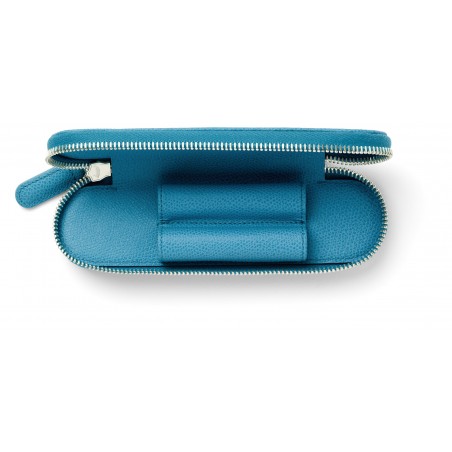 Etui zippé Bleu Azur pour 1 stylo