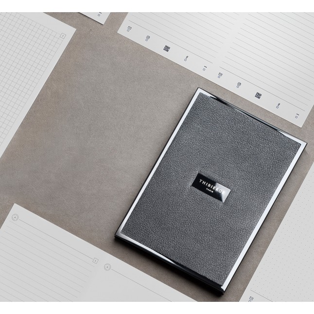 Carnet Thibierge Noir - Couverture Cuir 12.19