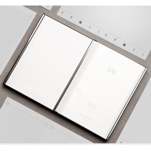 Carnet Thibierge 12.19 Noir Mat Habillage Blanc