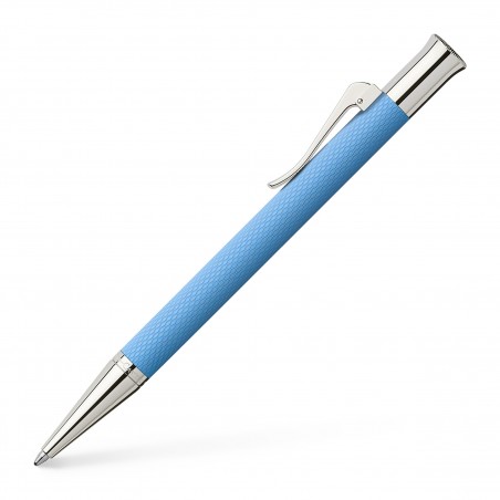 Stylo bille Guilloché Bleu Azur
