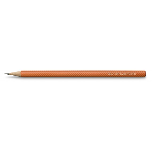 Crayons graphite - Guilloché Orange par 3 - Graf von Faber-Castell