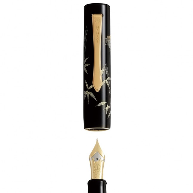 Stylo plume - Chinkin Bambou et Moineau - Namiki