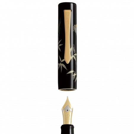 Stylo plume - Chinkin Bambou et Moineau - Namiki