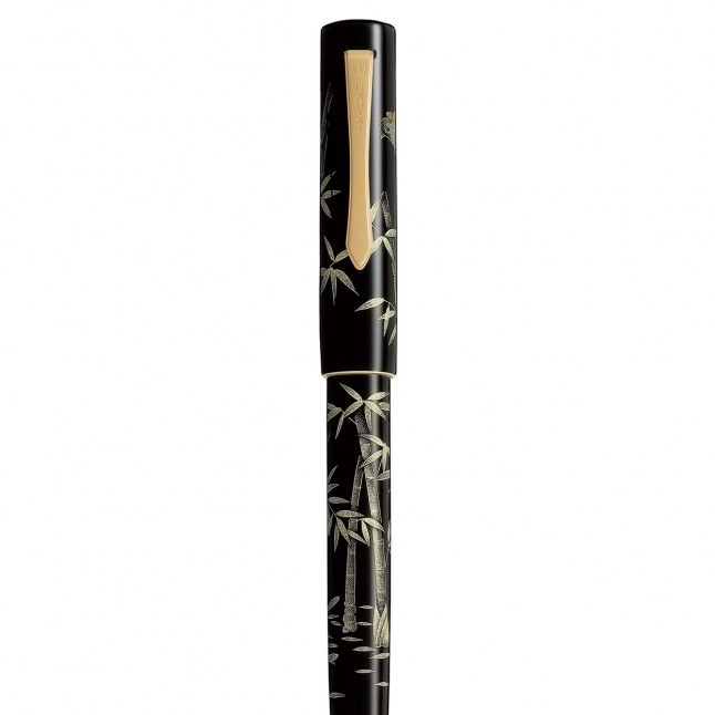 Stylo plume - Chinkin Bambou et Moineau - Namiki