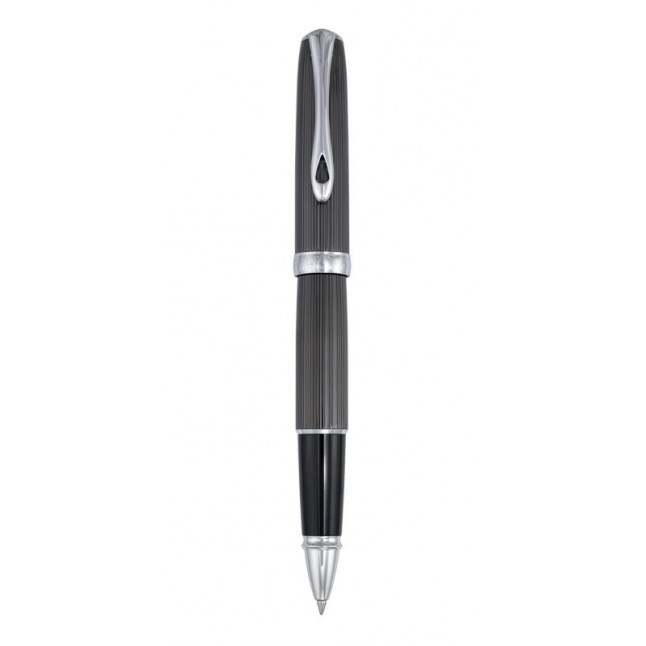 Roller - Guilloché Chrome Noir - Diplomat